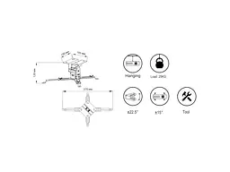 Стельове кріплення Vinga PC00-12W - мініатюра 4