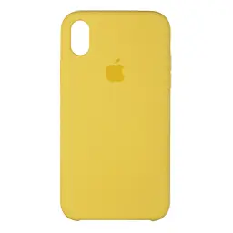 Силиконовый противоударный чехол-накладка для Apple iPhone XR, панель с защитой всего корпуса, софт-тач, canary yellow, ArmorStandart (ARM55299)