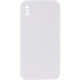 Чохол Silk Square Full Camera Protective (AA) NO LOGO для Apple iPhone X / XS (5.8") Білий / White