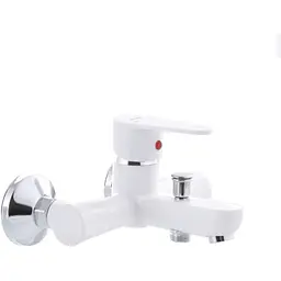 Змішувач для ванни Plamix Vega-009 Білий (без шланга і лійки) (PM0573)