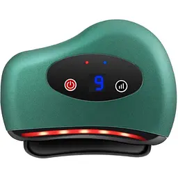 Скребковий масажер RIAS LY-401 для ліфтингу обличчя та шиї Green