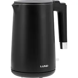 Електрочайник Lund 1.5 л чорний 2200 Вт (68206)