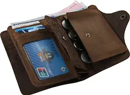 Чоловічий шкіряний гаманець Vintage 15х10 см acs0015346 - мініатюра 10