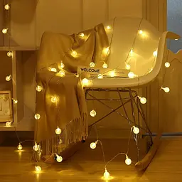 Гірлянда Zorela Globe Fairy Lights 15 м/49 футів у формі кулі з пультом дистанційного керування 100 шт. - мініатюра 2