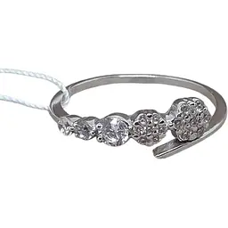 Золоте кільце Favoritum з фіанітами. 111860_Б 16