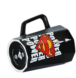 Чашка Warner Bros Frappe Superman Power порцелянова чорна 370 мл (75001742) - мініатюра 2