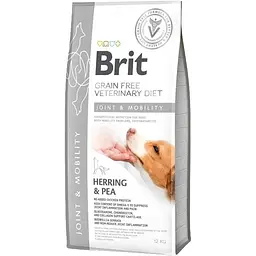 Дієтичний сухий корм для собак Brit Grain Free VetDiet Mobility для підтримки суглобів з оселедцем, лососем, горохом та гречкою 12 кг (170952 / 528240) - мініатюра 2
