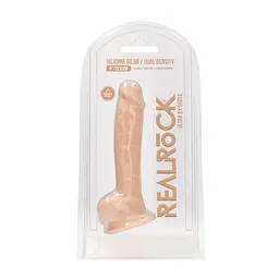 Фалоімітатор RealRock With Balls Ultra, 22.8 см (тілесний) - мініатюра 6