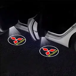 Картридж-вставка логотипу Mitsubishi №125 на двері Червоний 1 шт. - мініатюра 2