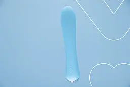 Вібратор з підігрівом FairyGasm WowGenie blue, підігрів до 42 °C - мініатюра 6