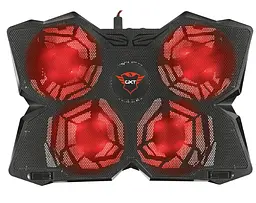 Охолоджувальна підставка для ноутбука 15-17.3 дюймів Trust GXT278 COOLING YOZU - мініатюра 1