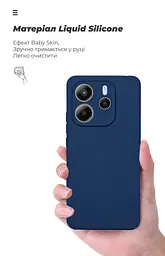 Чехол ArmorStandart ICON для Xiaomi Redmi Note 14 4G Camera cover Dark Blue (ARM79816) - мініатюра 7