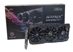 Відеокарта GeForce GTX 1080 8GB Asus ROG Strix Gaming (STRIX-GTX1080-A8G-GAMING) Б/В - мініатюра 2