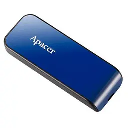 USB флеш накопичувач Apacer 64GB AH334 blue USB 2.0 (AP64GAH334U-1) - мініатюра 2