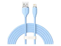 Кабель BASEUS Jelly Liquid Silica Gel Fast Charging Data Cable USB to Lightning 2m Blue (CAGD000103)