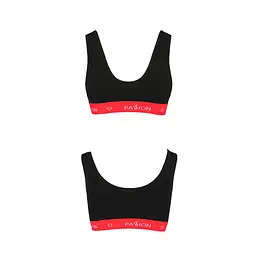 Спортивний топ на широких бретелях Passion PS003 TOP S, black - мініатюра 5