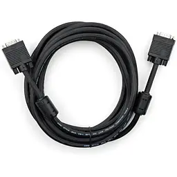 Кабель мультимедійний VGA M to VGA M 5.0m Vinga (VCPDCVGAMM5MBK)
