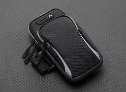 Чохол на руку Primo Sport універсальний спортивний для телефона до 6.5" BlackGrey - мініатюра 3