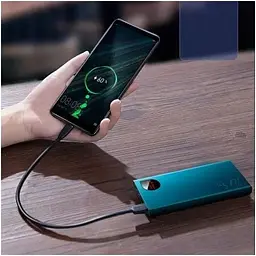 Акумулятор зовнішній Baseus Adaman Metal Digital Display Quick Charge 10000mAh 22.5W PPAD070001 - мініатюра 3