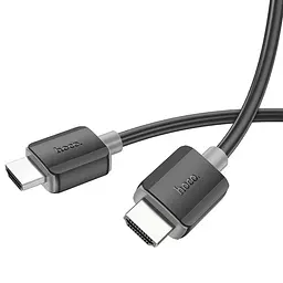 Кабель HOCO US08 HDTV 2. 0 male-to-male 4K HD data cable(L=2M) чорний - мініатюра 3