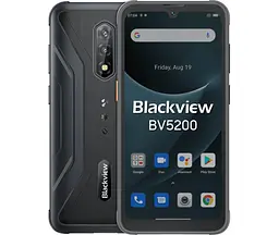 Захищений смартфон Blackview BV5200 4/32GB АКБ 5 180мАг Black