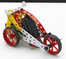 Конструктор Zephyr Robotix-1 металевий з електромотором 114 елементів 8 моделей - мініатюра 5