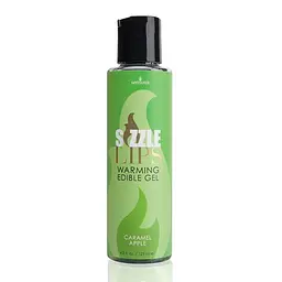 Масажний гель Sensuva Sizzle Lips Caramel Apple з розігрівальним ефектом, 125 мл