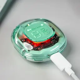 Навушники TWS Acefast T8 mint green - мініатюра 5