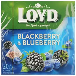 Чай фруктовий Loyd Blackberry&Blueberry зі смаком ожини та чорниці 40 г (20 шт. х 2 г) - мініатюра 2