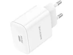Мережевий зарядний пристрій Borofone BA81A 20 W White (6941991108181) - мініатюра 2