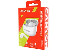 Навушники Canyon TWS-5 White (CNS-TWS5W) - мініатюра 5