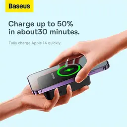 Зовнішній магнітний аккумулятор Baseus Magnetic Mini Wireless 20000mAh 20w (P10022102112-01) - мініатюра 8