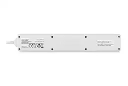 Фільтр живлення REAL-EL RS-6 Protect M 1.8м Білий (EL122300031) - мініатюра 2