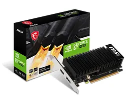 Відеокарта MSI GT 1030 4Gb Silent LP OC (GT 1030 4GHD4 LP OC) (GDDR4, 64 bit, PCI-E 3.0 x16) - мініатюра 5