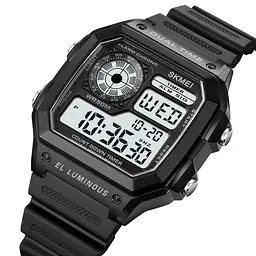 Годинник наручний 1998BK Black. Skmei acs0030421 - мініатюра 2