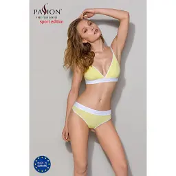 Спортивні трусики-стрінги Passion PS007 Panties yellow L - мініатюра 5
