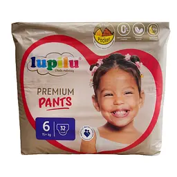 Підгузки-трусики Lupilu Premium Pants 6 (15+ кг) 32 шт