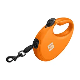 Повідець для собак WAUDOG R-leash з контейнером для пакетів L до 40 кг 5 м помаранчевий (26294)