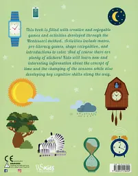 My First Book About Telling the Time: Montessori Activity Book - мініатюра 2