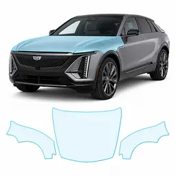 Антигравійна захисна бронеплівка за лекалами для Cadillac Lyriq EV 2022- капот і передні крила