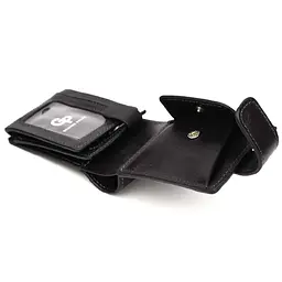 Портмоне з флотару з хлястиком GRANDE PELLE 11х9х2.5 см acs0032095 - мініатюра 5