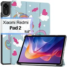 Чохол до планшета BeCover Smart Case Xiaomi Redmi Pad 2 11.0" Unicorn (714626) - мініатюра 6