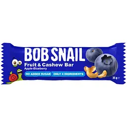 Фруктово-ягідно-горіховий батончик Bob Snail Яблуко-Чорниця-Кеш’ю-Кріспи Кіноа 35 г