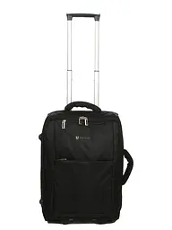 Валіза Малий (S) тканинний на 2 колесах Airtex 525 Queluz 50x34x18 см 30,6 л Чорний - мініатюра 2