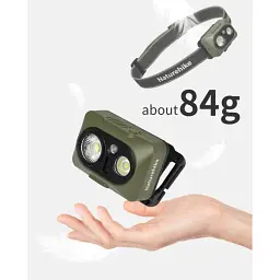 Налобний ліхтар Naturehike ABS, 5.7х3х3.8 см, коричневий - мініатюра 2