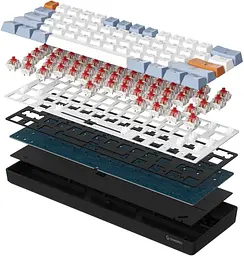 Клавіатура GamePro MK130R Outemu Red Hot-Swap RGB USB (MK130R) - мініатюра 6
