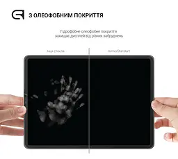 Захисне скло для планшета Apple iPad mini 6 (2021)/mini (2024), Glass.CR, загартоване скло 9H, 2.5D, повне проклеювання, з олеофобним покриттям, проста установка та сумісність з чохлами всіх типів (Case friendly), ArmorStandart (ARM60062) - мініатюра 3