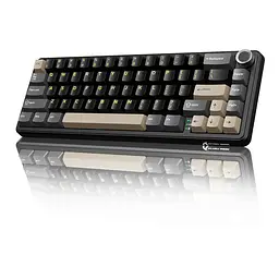 Ігрова механічна клавіатура Attack Shark X66 / 60% / Три режими підключення / Strawberry Switch / Beige