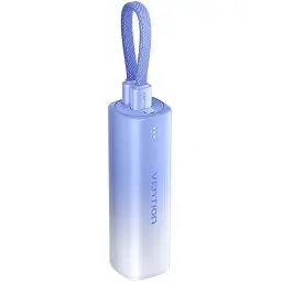 Універсальна мобільна батарея Vention 5000mAh 20W PD USB-C In/Out Lightning In/Out with cable Gradient Blue (FHWL0)