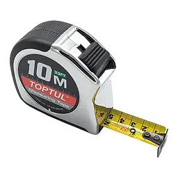 Рулетка професійна 10м*25мм Toptul hoz0014697 - мініатюра 2